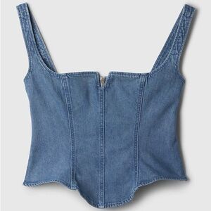 Gap Denim Corset Top